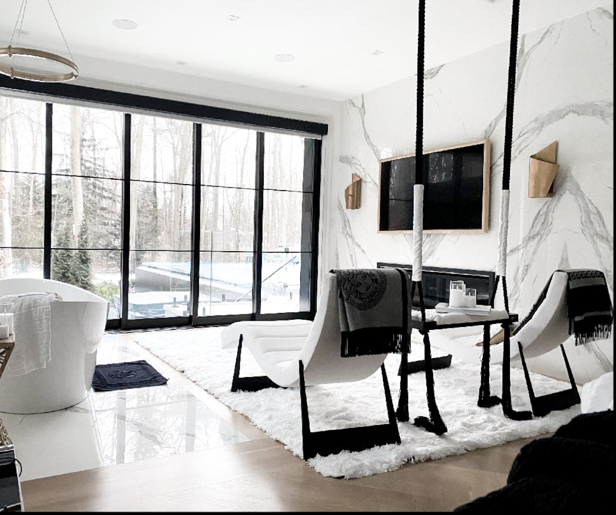 Extra Large Adults size Kids Indoor solid wooden black macrame swing Colors available