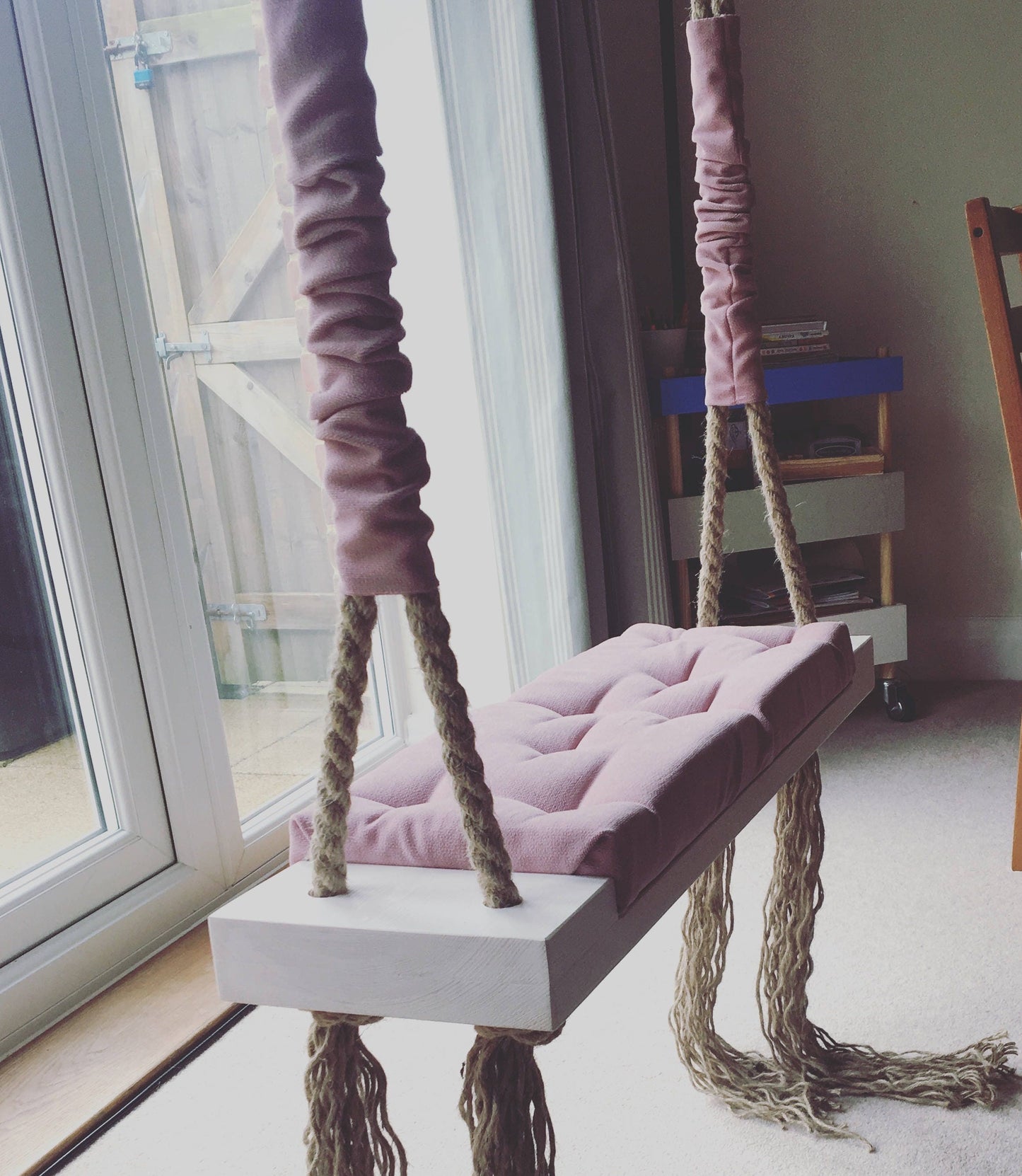 Extra large adult swing, Luxury Swing, Outdoor swing, Indoor Swing, Kids Swing, wooden swing, Hard wood swing, Oak swing, Sunbrella swing, walnut swing, hand made swing, made to measure swing, Swing chair, bar stool, oak furniture, natural swing,